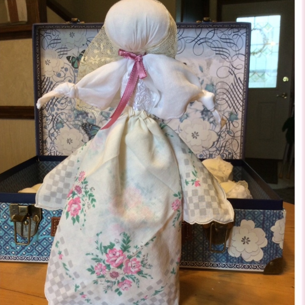 Vintage Handkerchief Church Doll